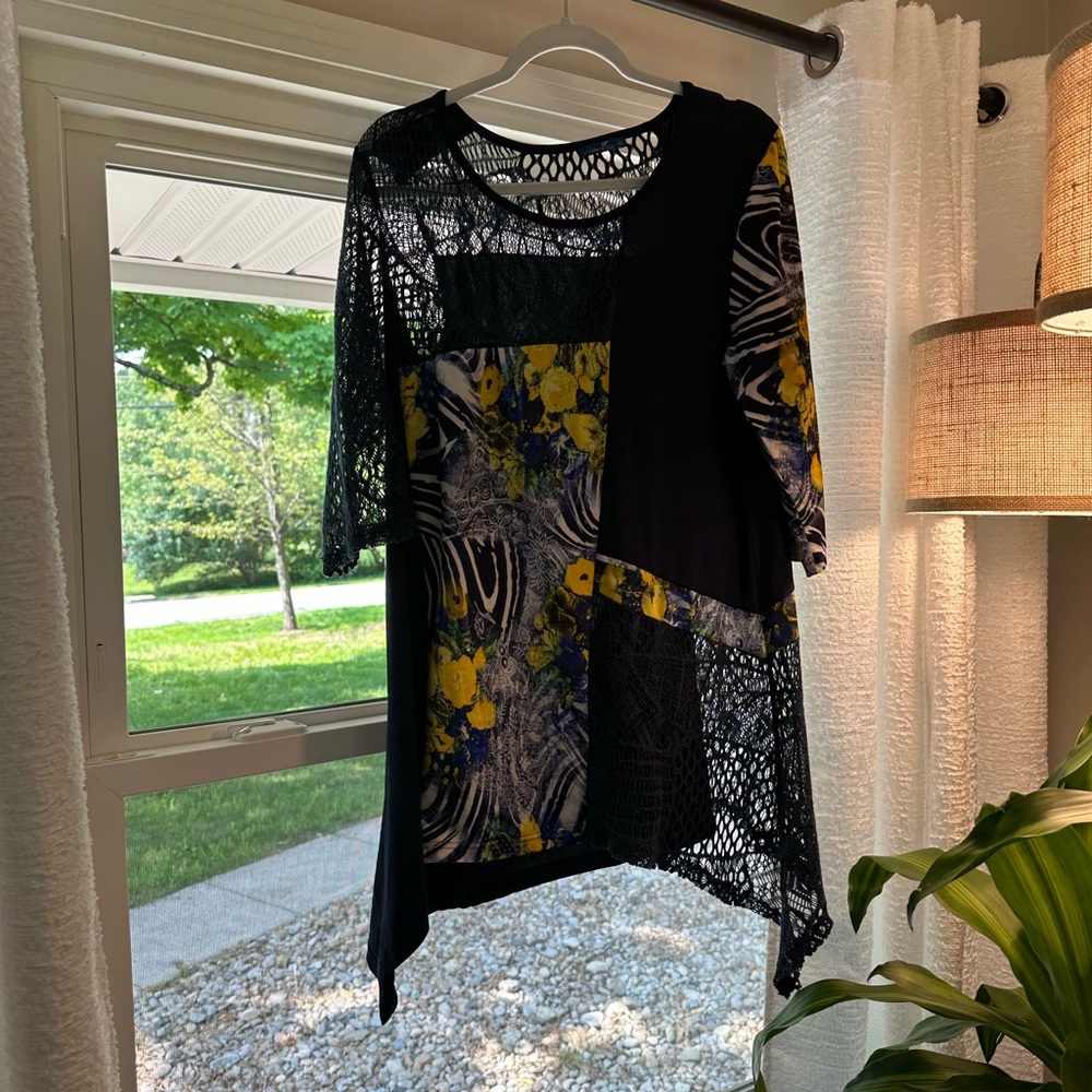 Navy Aster Tunic